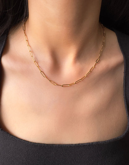 Layering Chain Necklaces - 18k Gold Plated