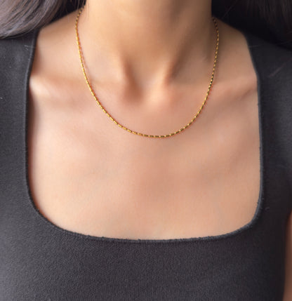 Layering Chain Necklaces - 18k Gold Plated