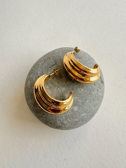 Amara Earrings - 18k Gold Plated