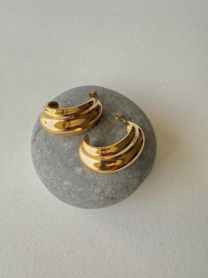 Amara Earrings - 18k Gold Plated