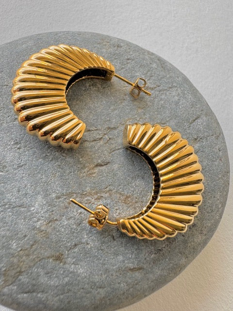 Aurora Earrings-18k Gold Plated