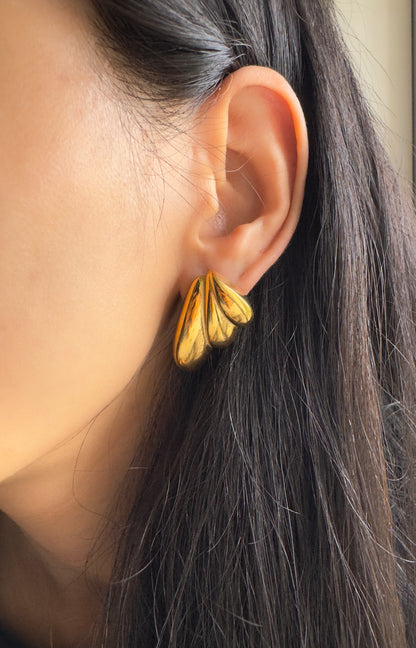 Calista Earrings - 18k Gold Plated