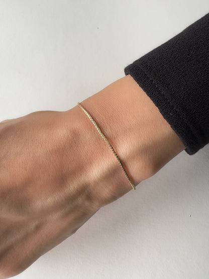 Dainty Stacking Bracelets- 18K Gold Plated