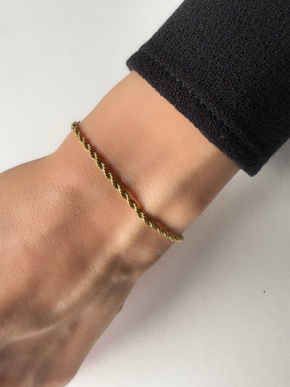 Dainty Stacking Bracelets- 18K Gold Plated