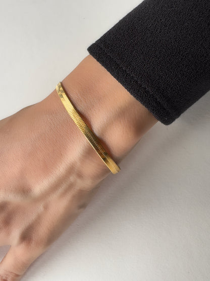 Dainty Stacking Bracelets- 18K Gold Plated