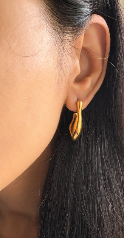 Cleo Earrings-18K Gold Plated