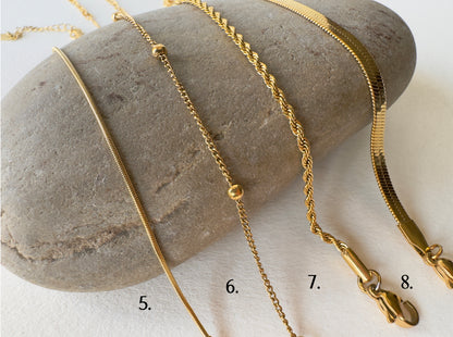 Dainty Stacking Bracelets- 18K Gold Plated