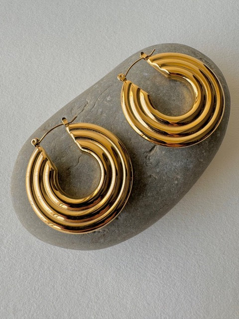 Daphne Earrings -18k Gold Plated