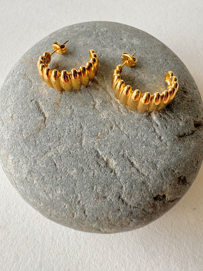 Delia Earrings - 18k Gold Plated