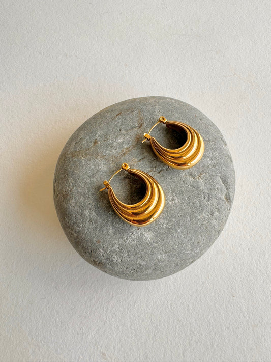 Ellie Earrings -18k Gold Plated