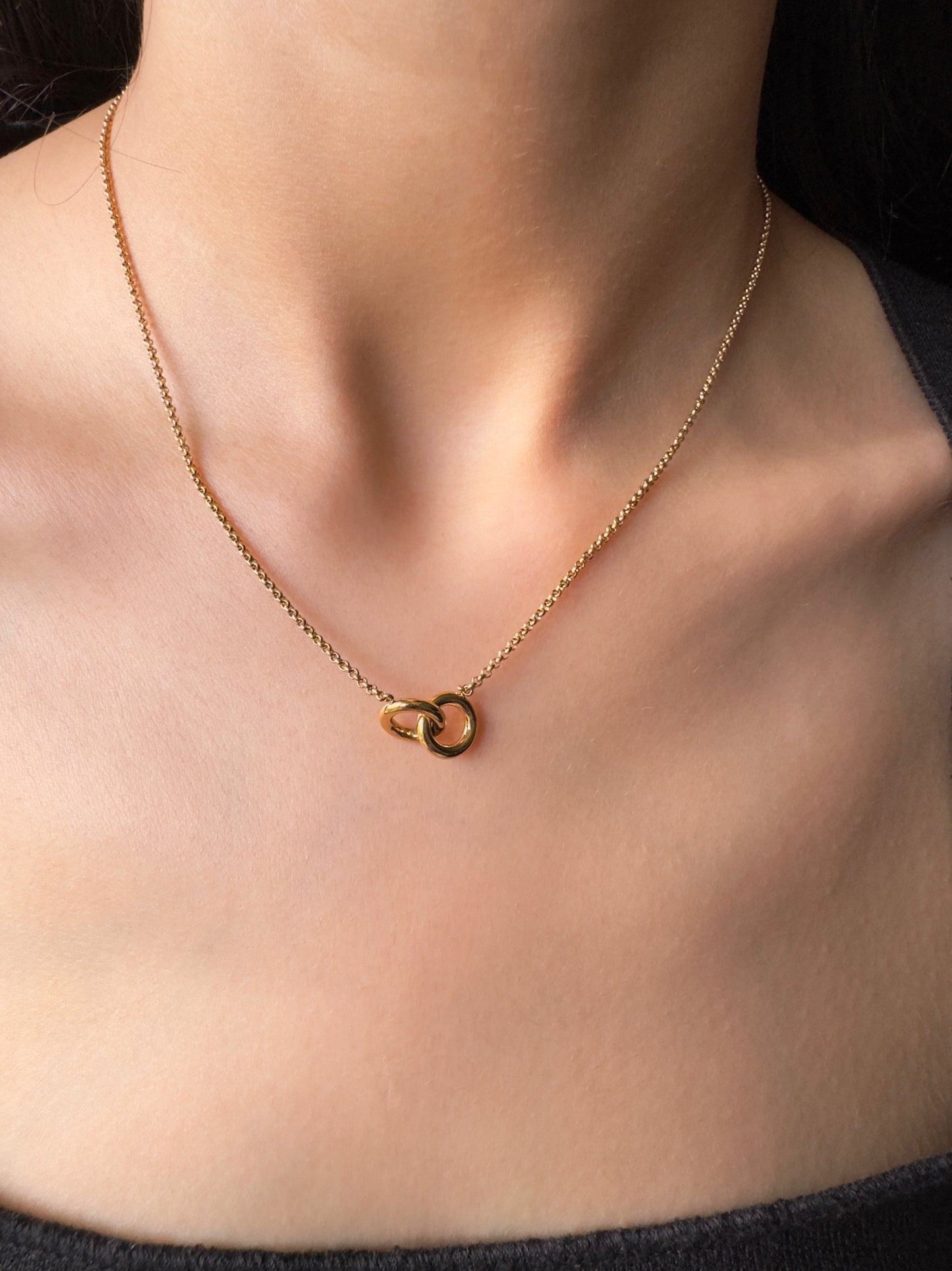 Elara Chain Necklace - 18k Gold Plated