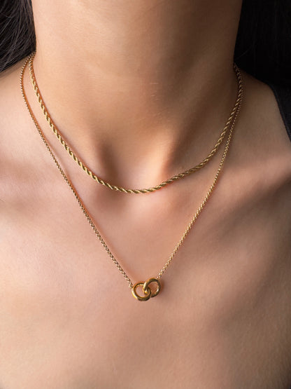 Elara Chain Necklace - 18k Gold Plated