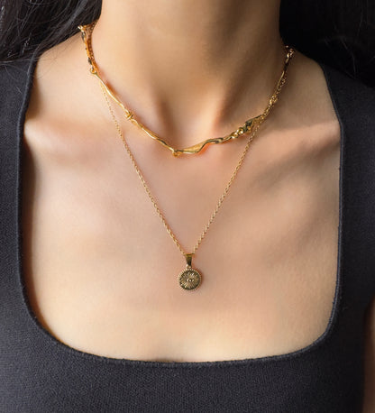 Grace Chain Necklace - 18k Gold Plated