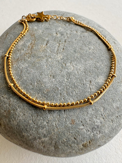 Faye Bracelet - 18k Gold Plated