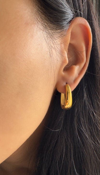 Joanne Earrings - 18k Gold Plated