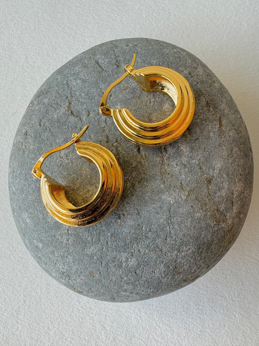 Jolie Earrings-18k Gold Plated