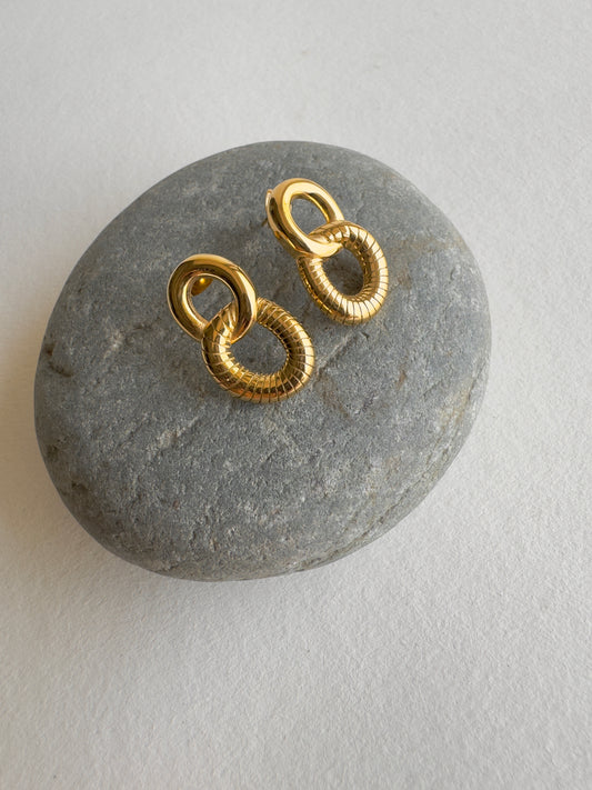 Julia Earrings - 18k Gold Plated