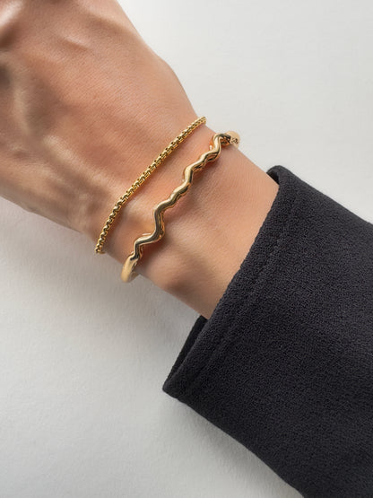 Kaia Bracelet-18k Gold Plated