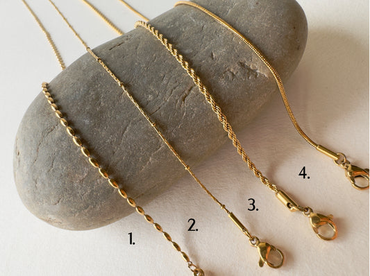 Layering Chain Necklaces - 18k Gold Plated