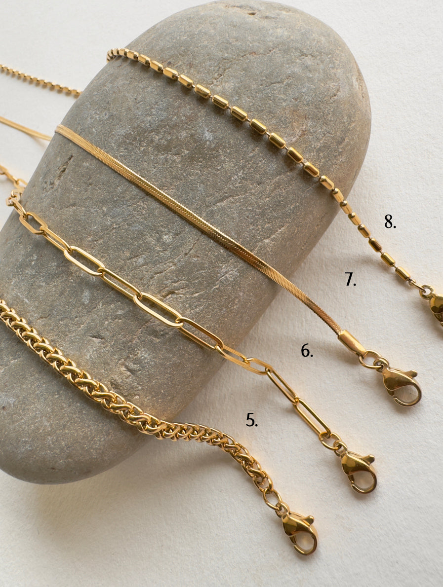 Layering Chain Necklaces - 18k Gold Plated