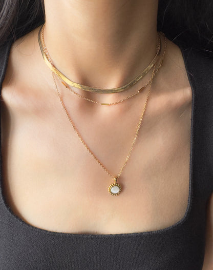 Millie Chain Necklace - 18k Gold Plated