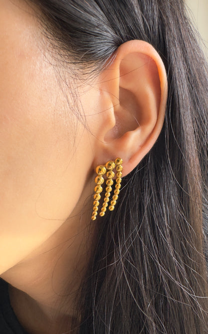 Natalie Earrings - 18k Gold Plated