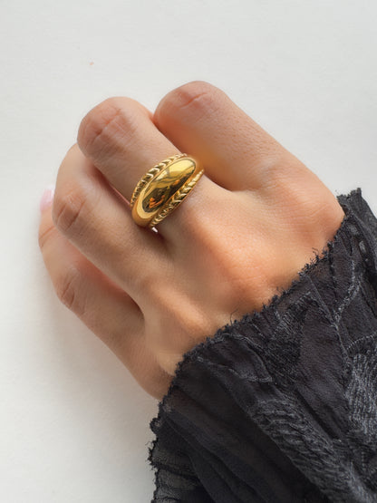 Nellie Ring - 18k Gold Plated