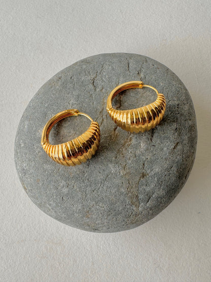 Petra Earrings - 18k Gold Plated