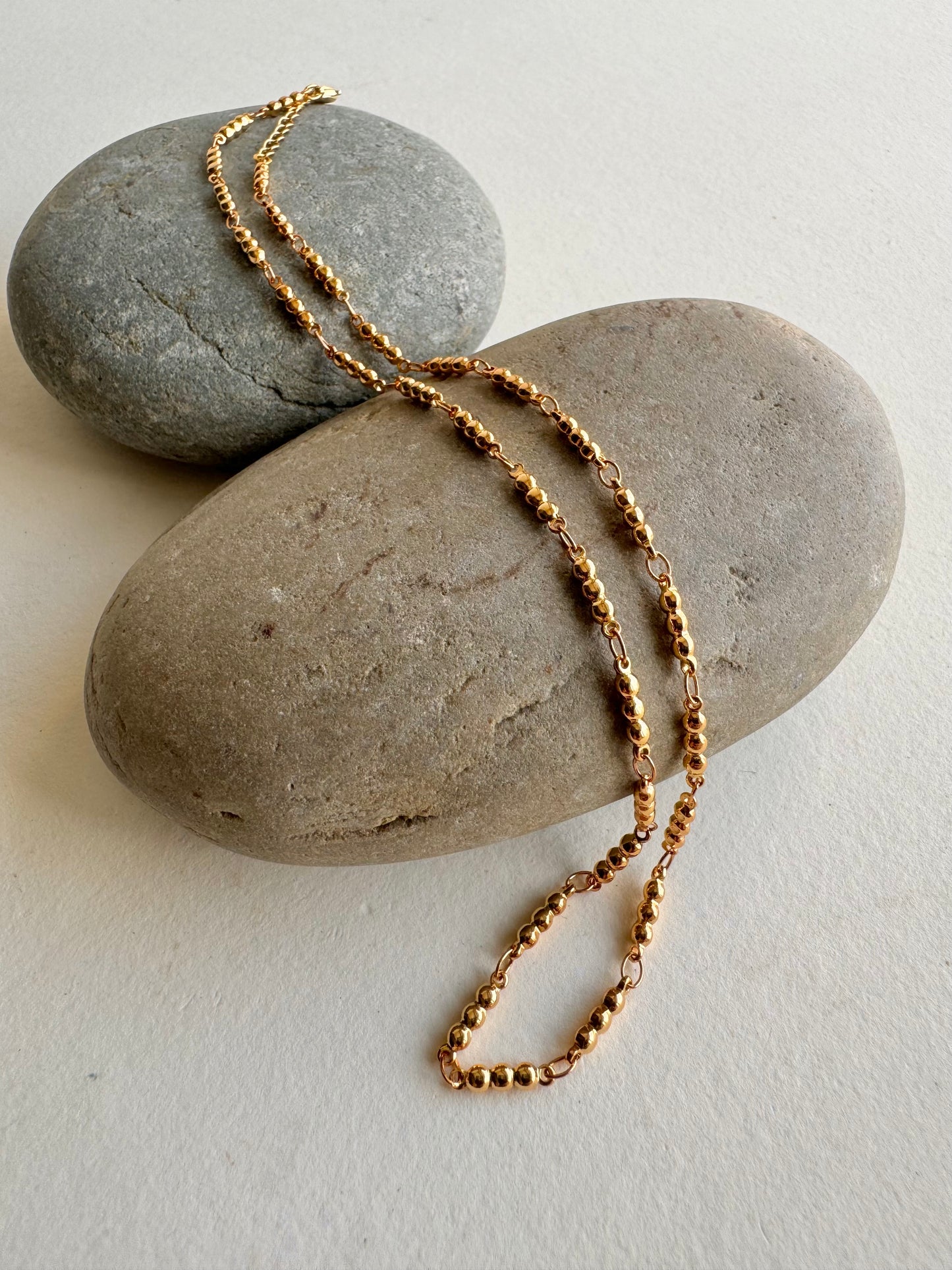 Quinn Chain Necklace-18K Gold Plated