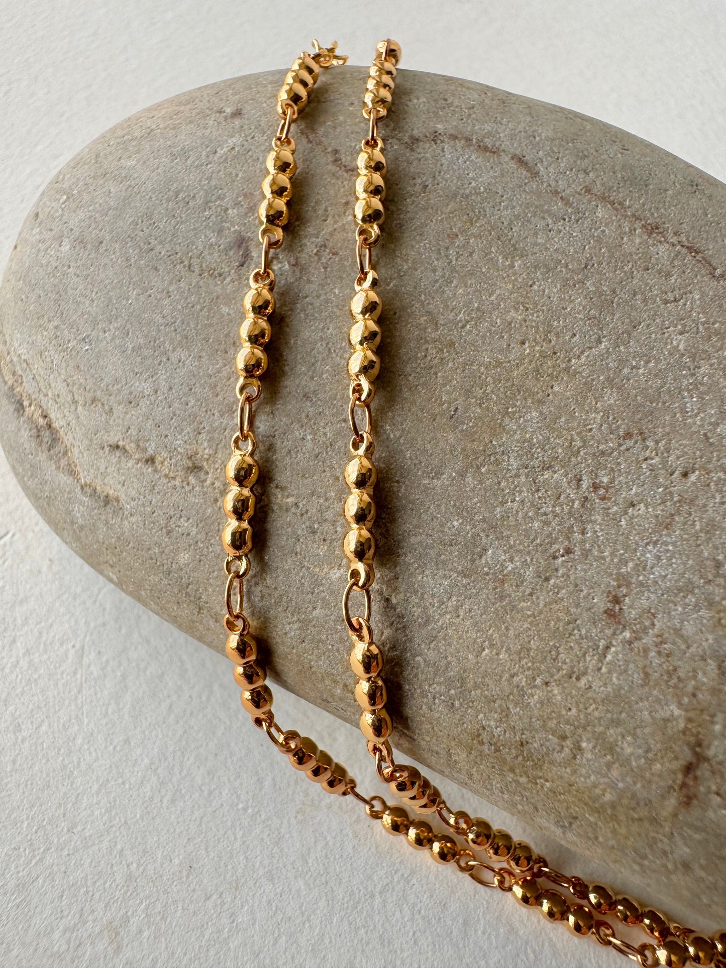 Quinn Chain Necklace-18K Gold Plated