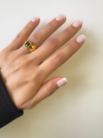 Sabrina Ring - 18k Gold Plated