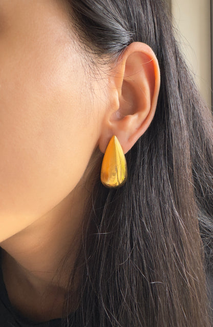 Viola Earrings Big -18k Gold Plated